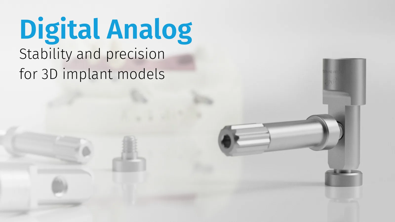 Digitální analog IPD – stabilita a přesnost pro implantologické 3D modely