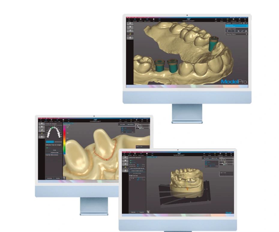 Kontrola 3D modelu a zarovnání v ModelPro